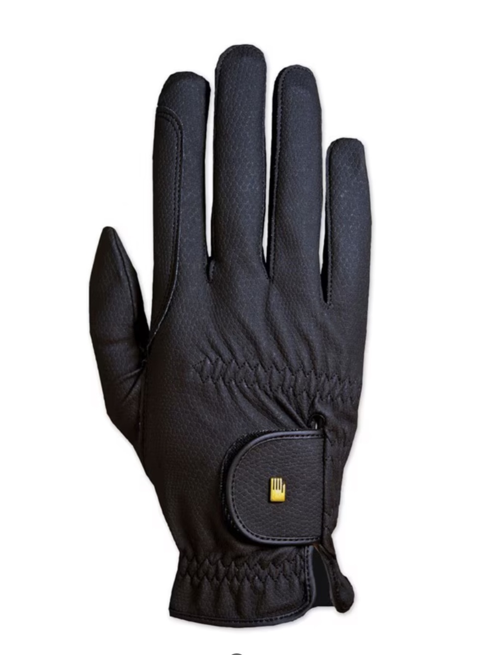 NWT Roeckl Roeck-Grip Riding Gloves Black Size 7.5